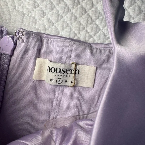 House of CB Purple Satin Chemise